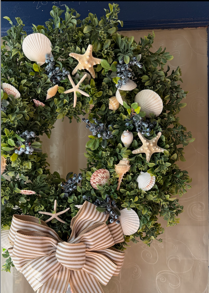 Shells and Berries Wreath