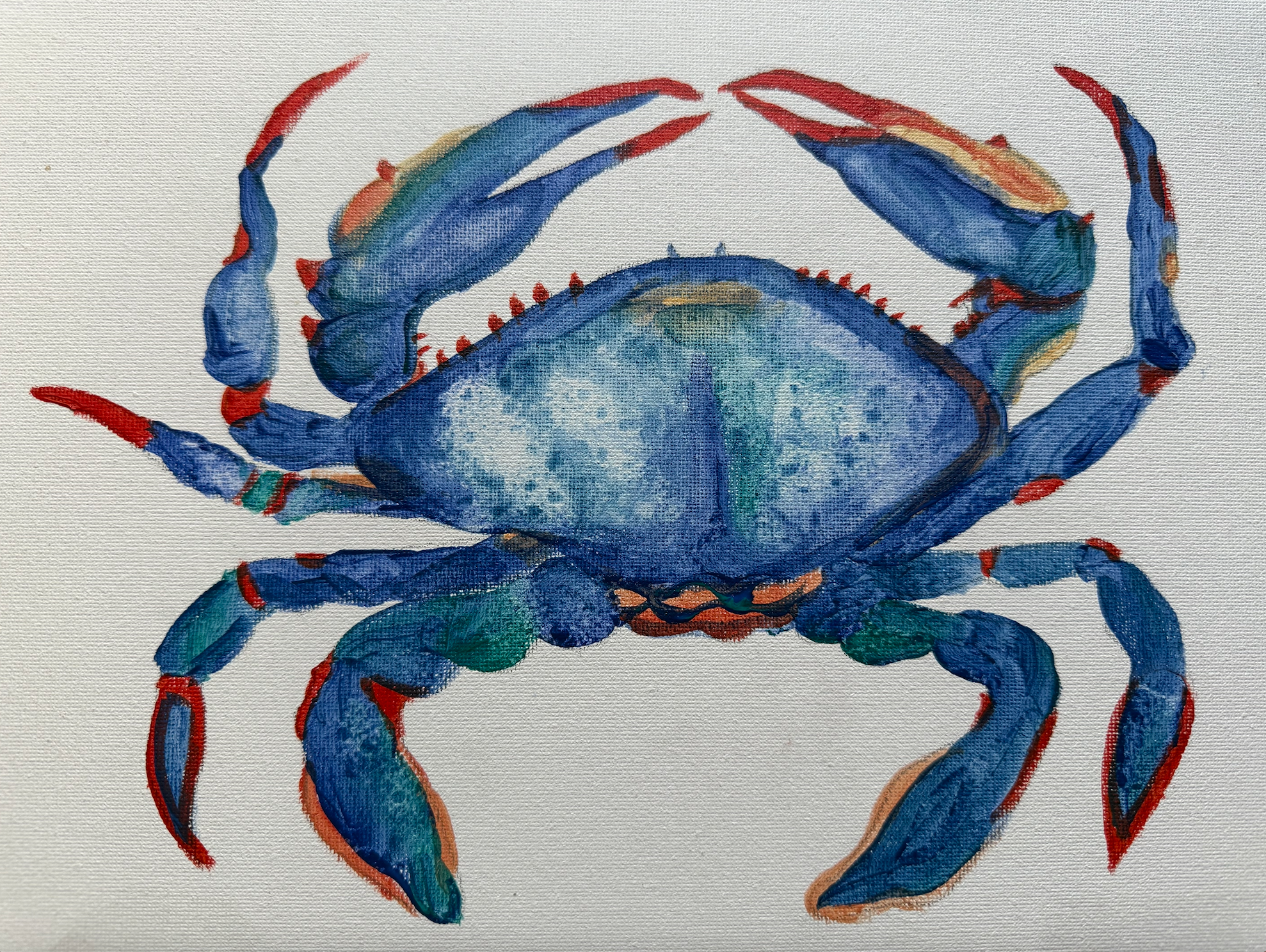Blue Crab Painting